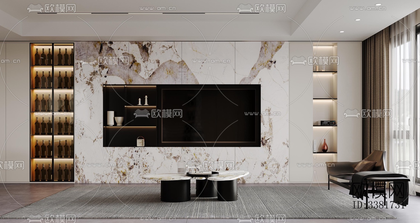 现代别墅效果图下载（渲染图14）