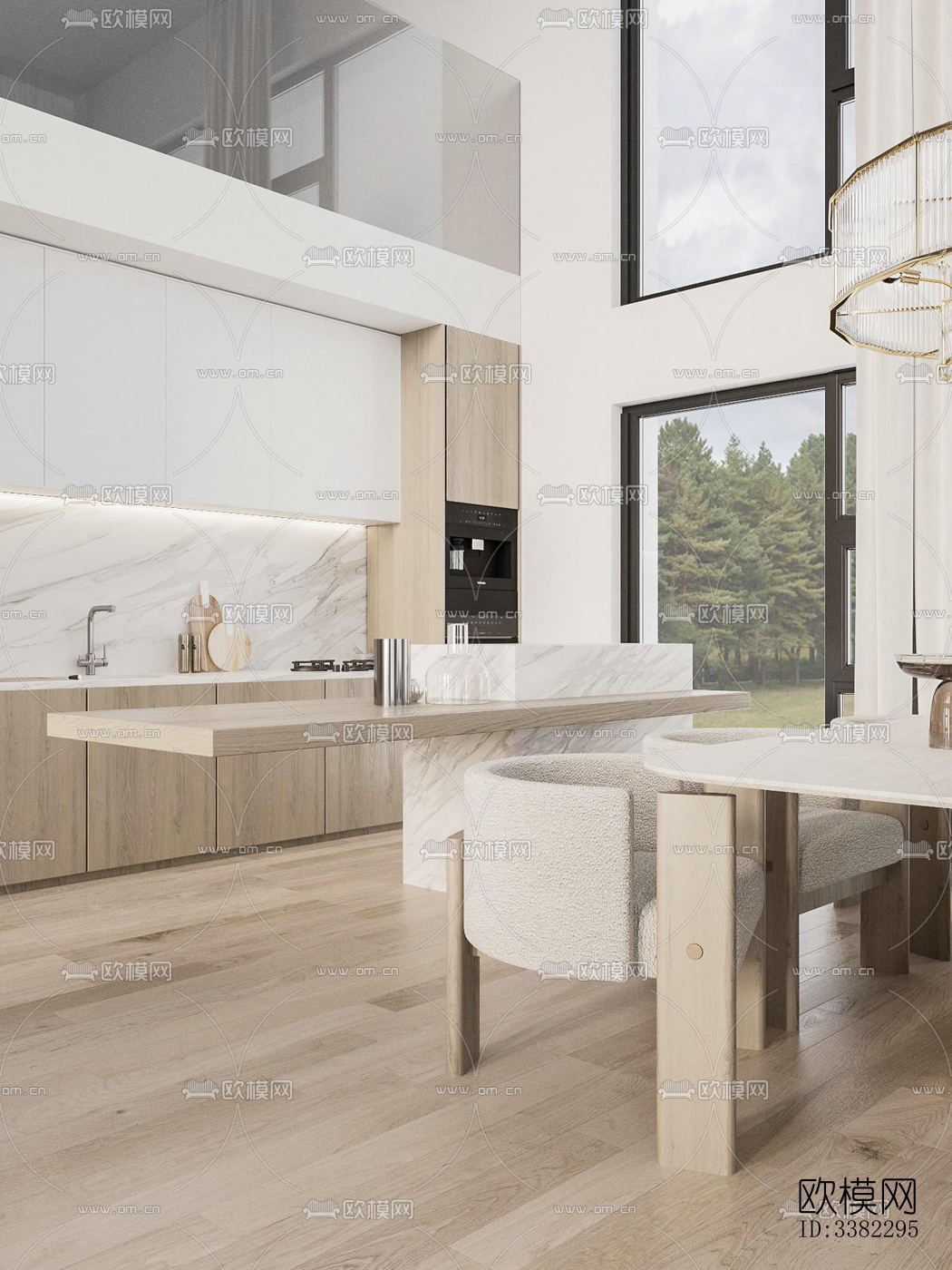 现代别墅效果图下载（渲染图4）