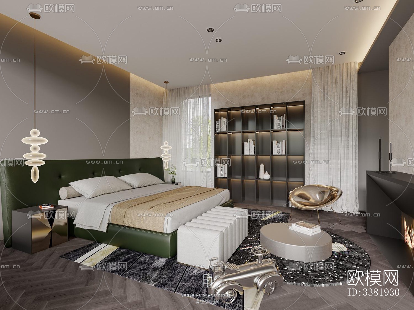 现代别墅效果图下载（渲染图7）