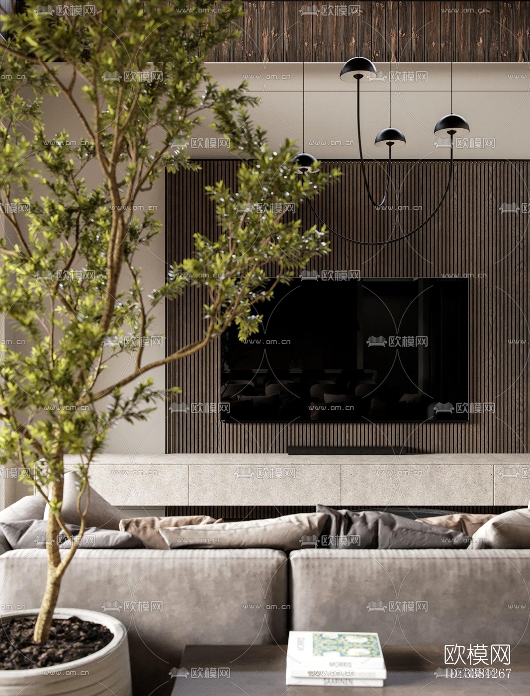 现代别墅效果图下载（渲染图14）