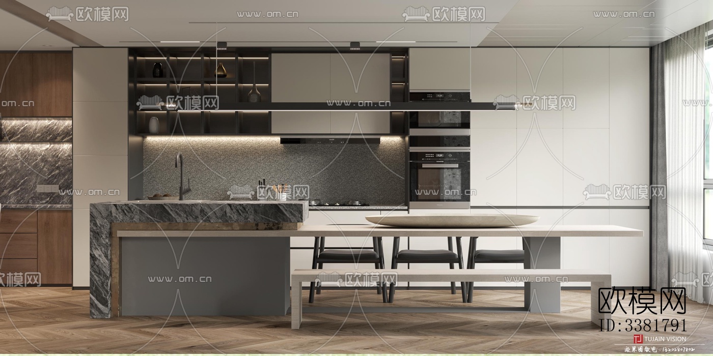 现代别墅效果图下载（渲染图5）