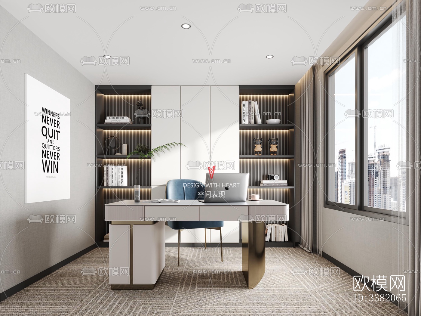 现代别墅效果图下载（渲染图9）