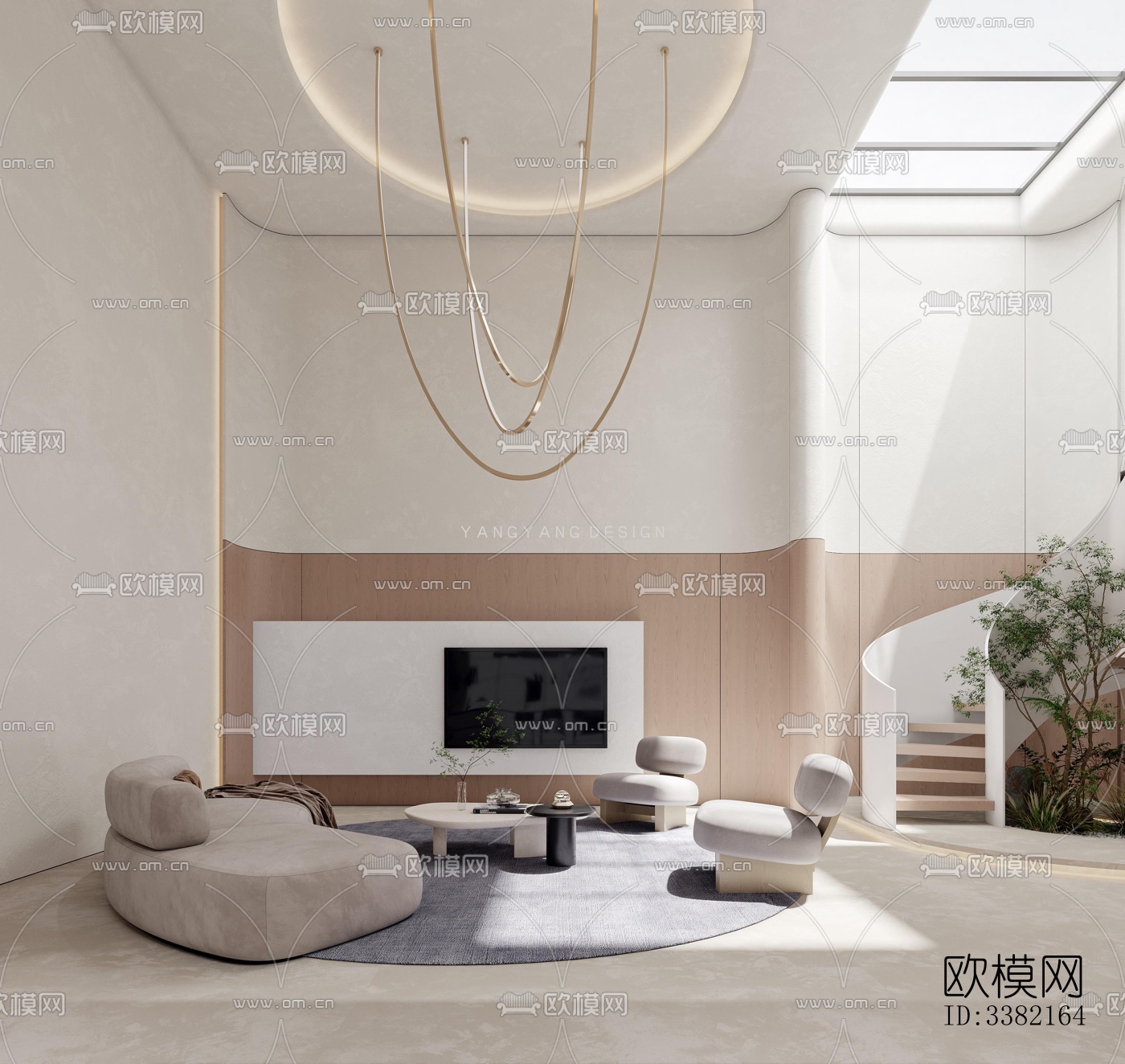 现代别墅效果图下载（渲染图10）