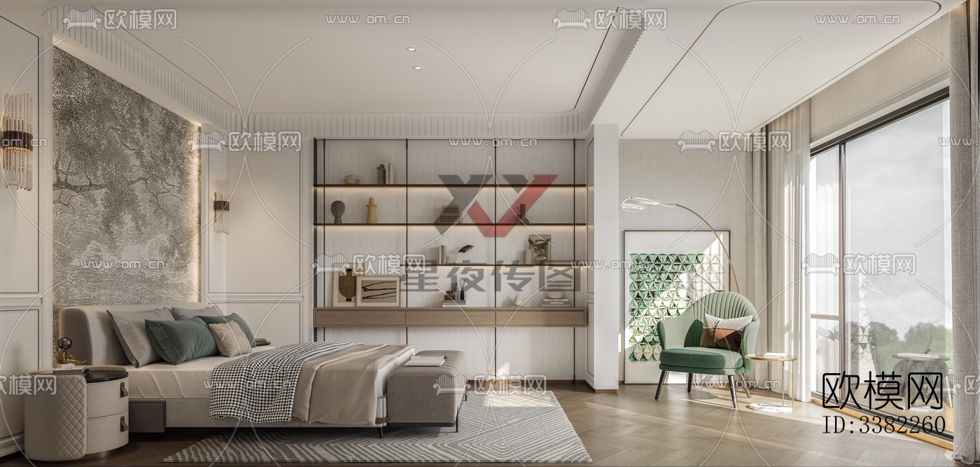 现代别墅效果图下载（渲染图2）