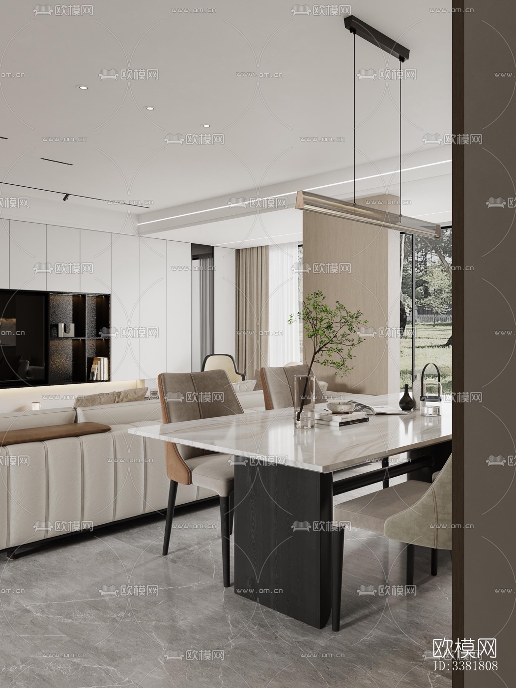 现代别墅效果图下载（渲染图7）