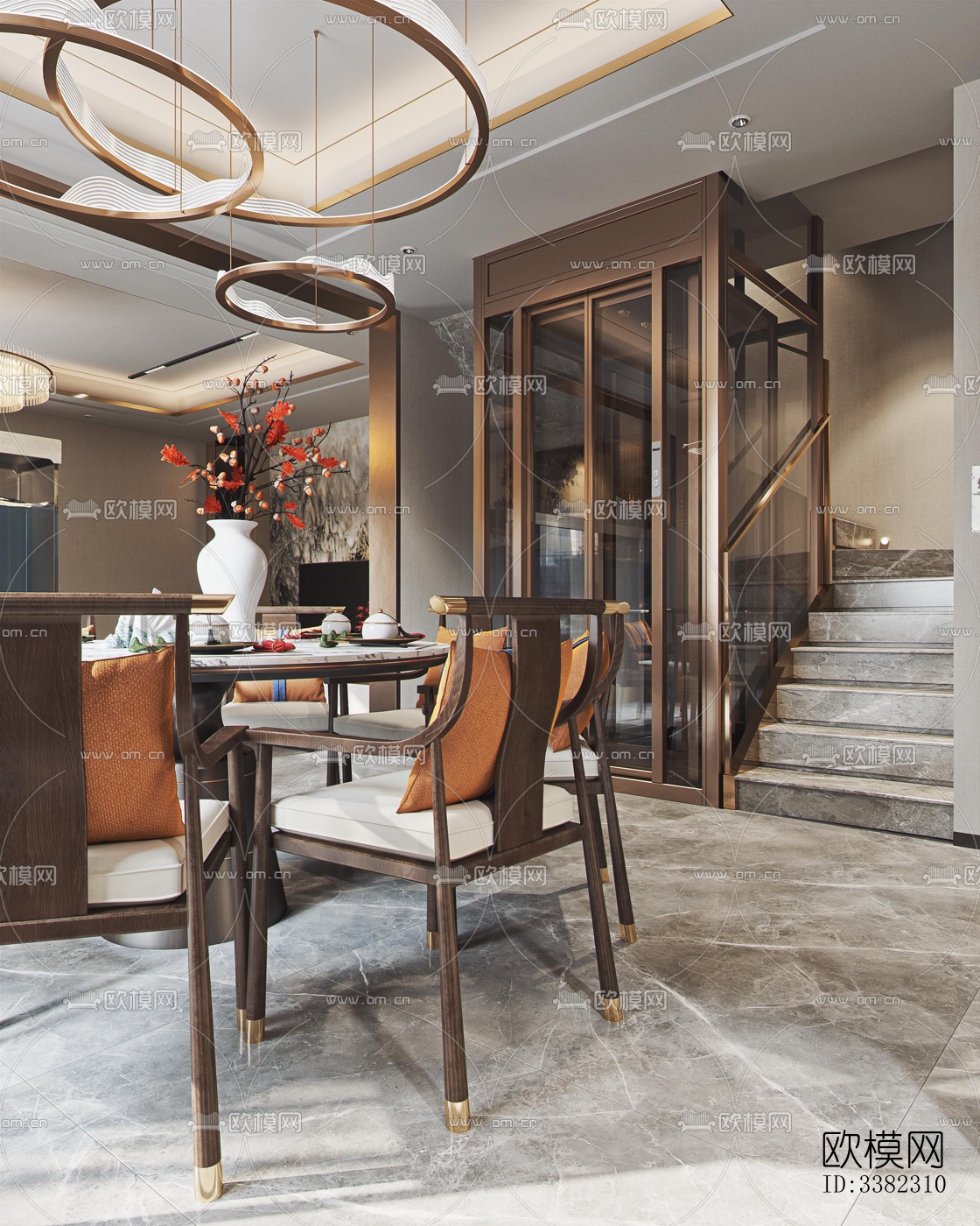 现代别墅效果图下载（渲染图13）