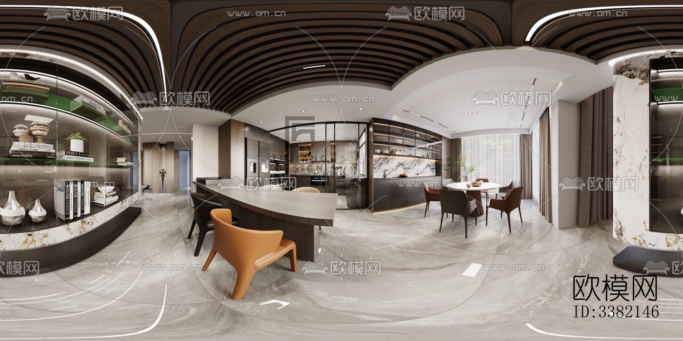 现代别墅效果图下载（渲染图7）