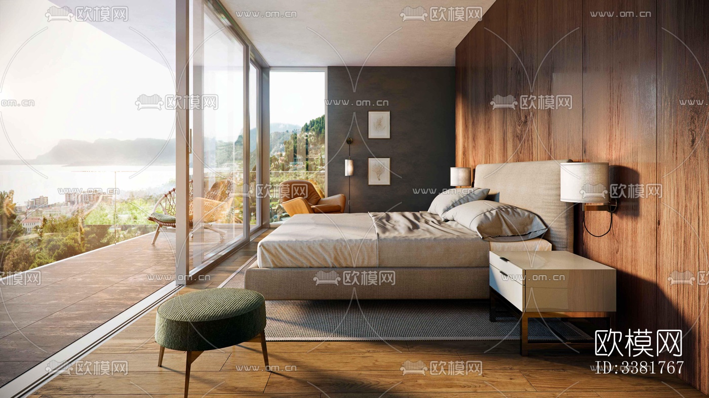 现代别墅效果图下载（渲染图4）