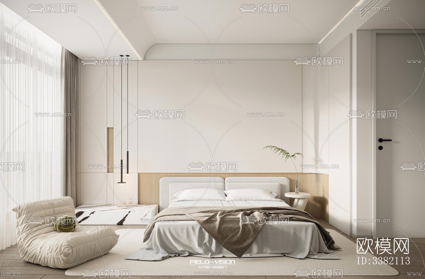 现代别墅效果图下载（渲染图3）