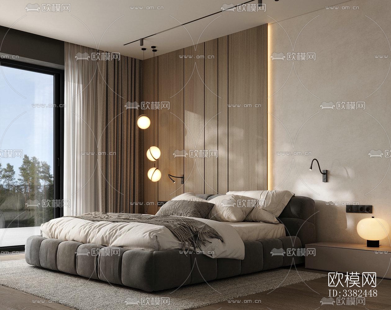 现代别墅效果图下载（渲染图12）