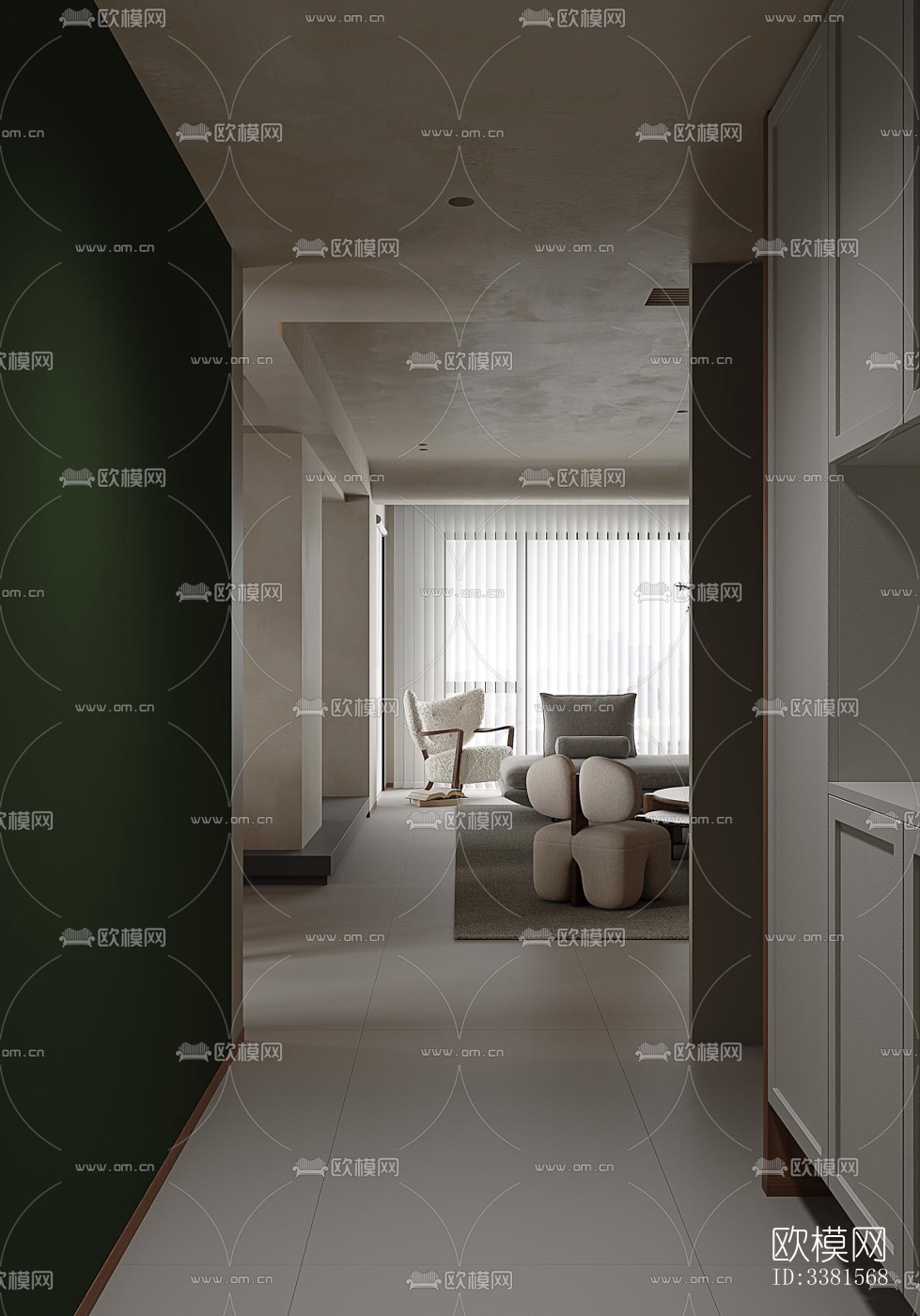 现代别墅效果图下载（渲染图7）