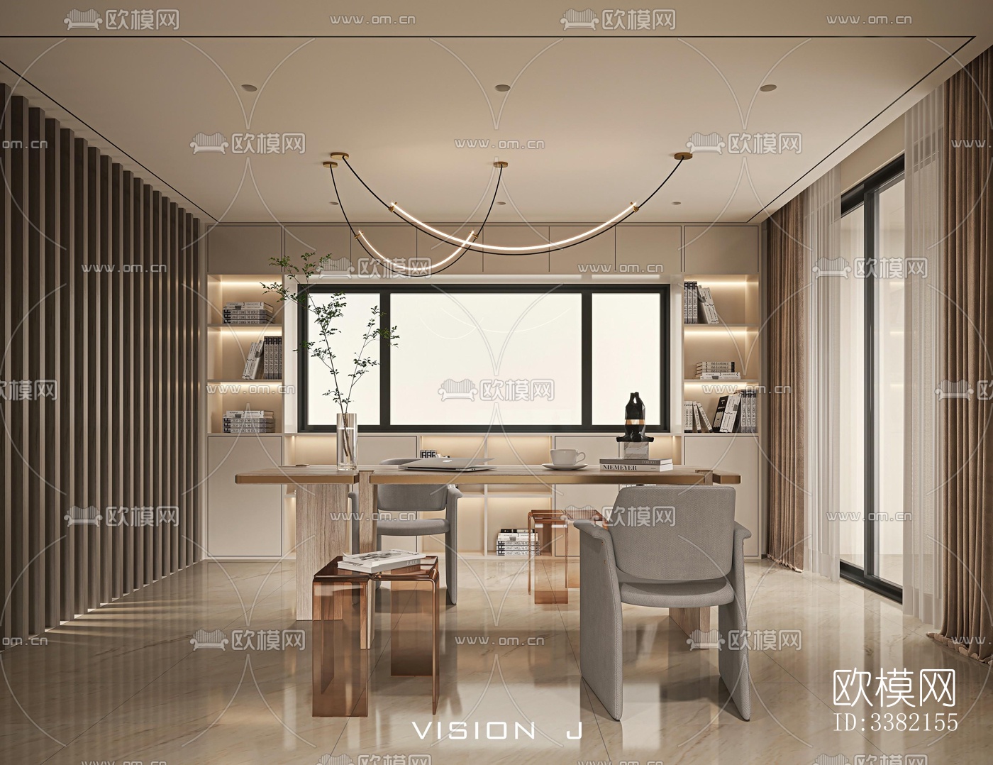 现代别墅效果图下载（渲染图7）