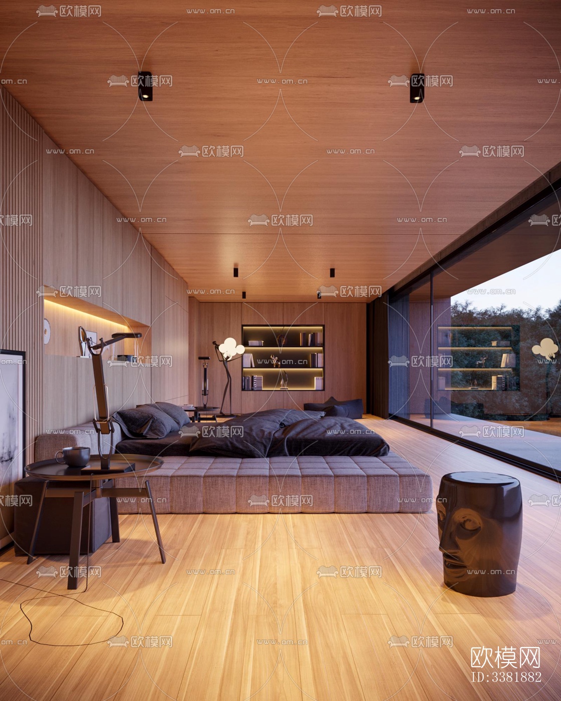 现代别墅效果图下载（渲染图14）