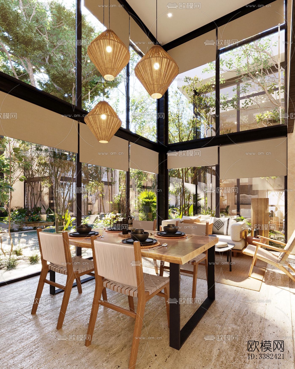 现代别墅效果图下载（渲染图16）