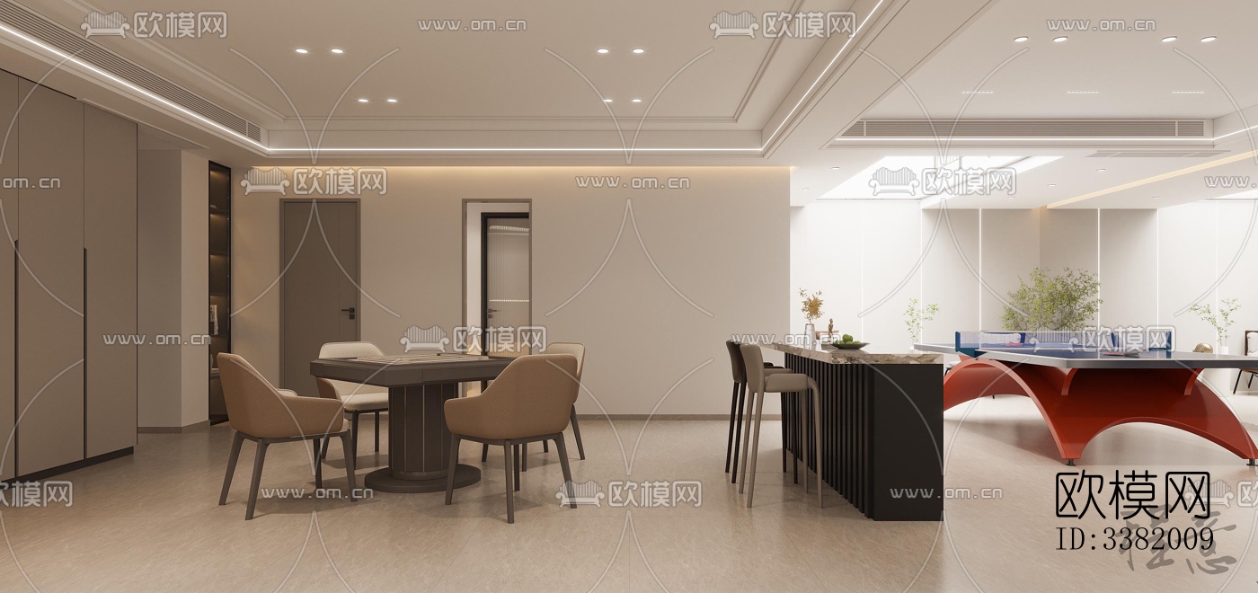 现代别墅效果图下载（渲染图3）