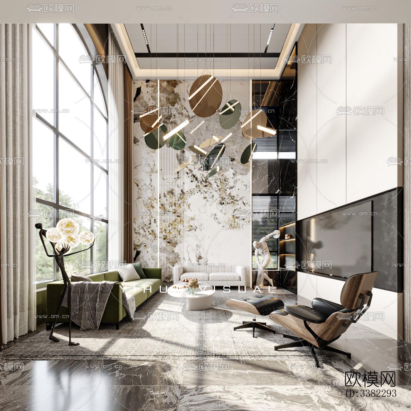 现代别墅效果图下载（渲染图2）