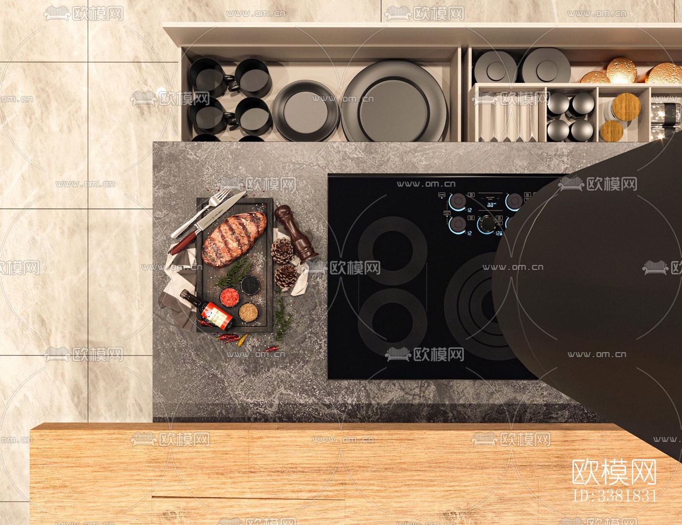 现代别墅效果图下载（渲染图9）