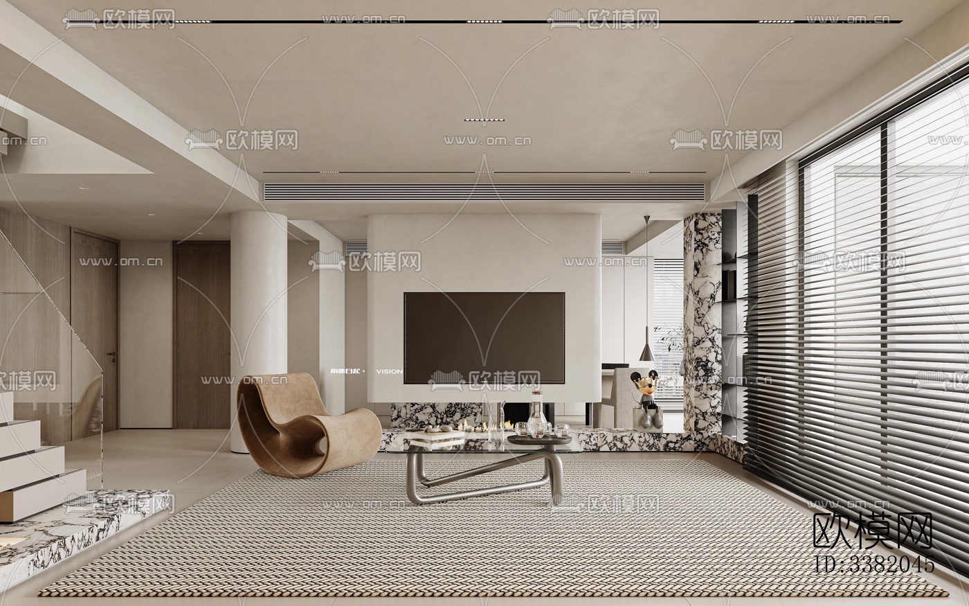 现代别墅效果图下载（渲染图2）