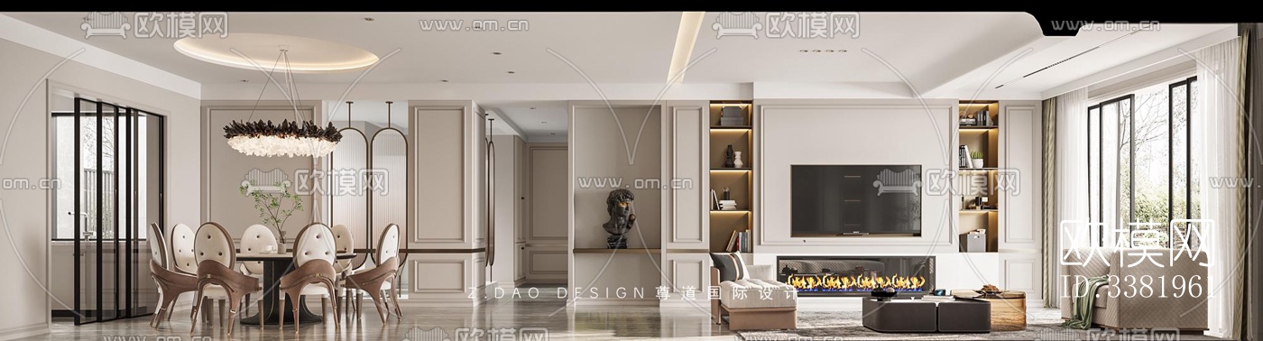 现代别墅效果图下载（渲染图1）