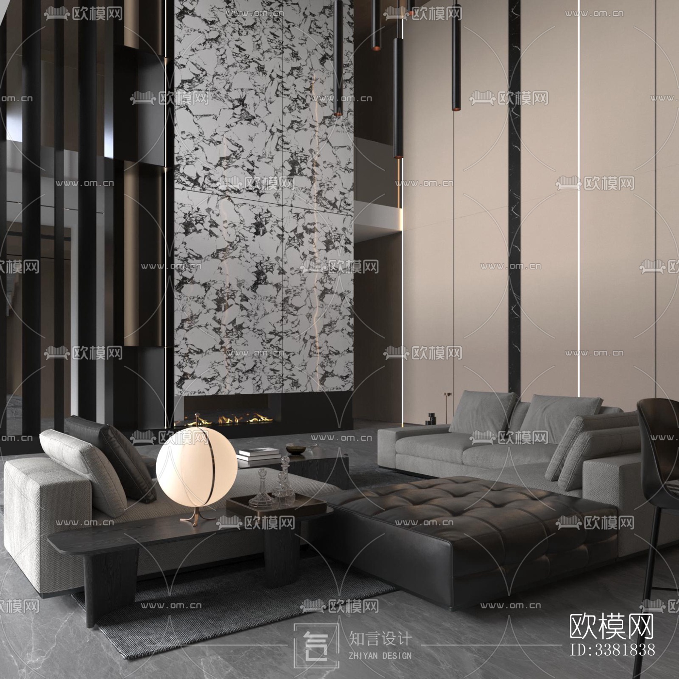 现代别墅效果图下载（渲染图2）