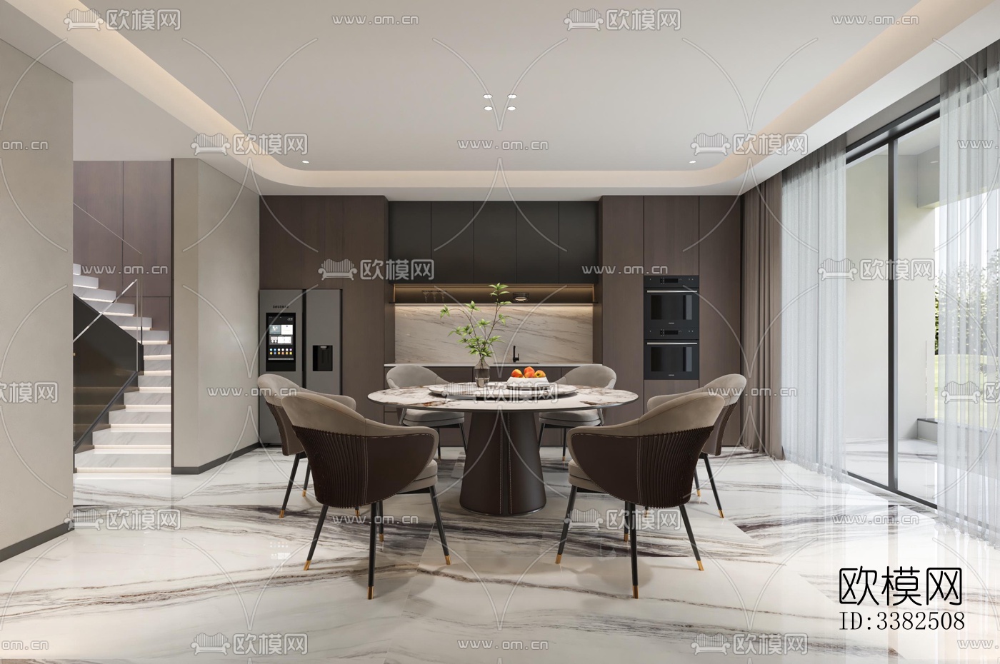 现代别墅效果图下载（渲染图16）