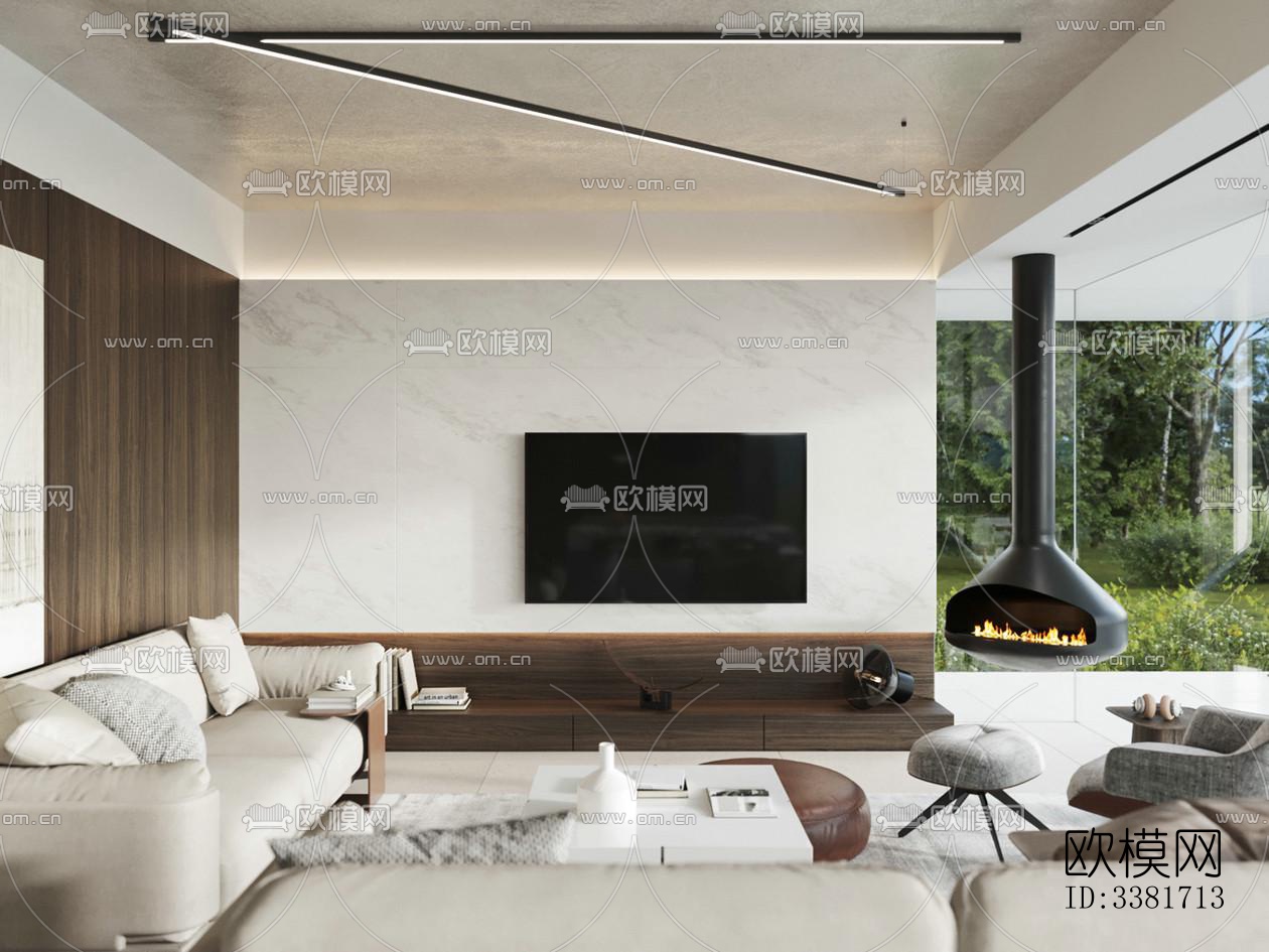 现代别墅效果图下载（渲染图15）