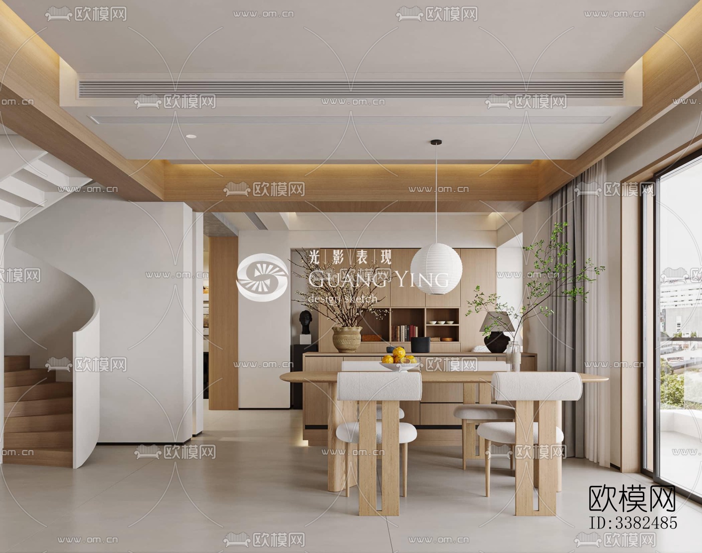 现代别墅效果图下载（渲染图10）