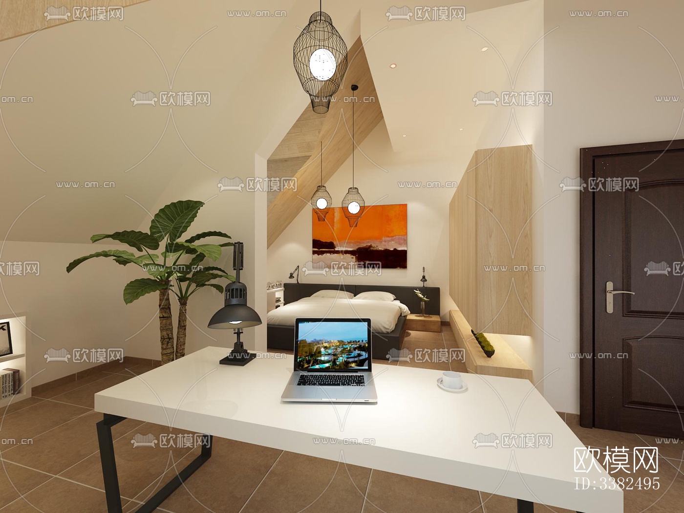 现代别墅效果图下载（渲染图5）