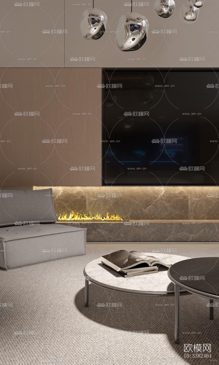 现代别墅效果图下载（渲染图12）