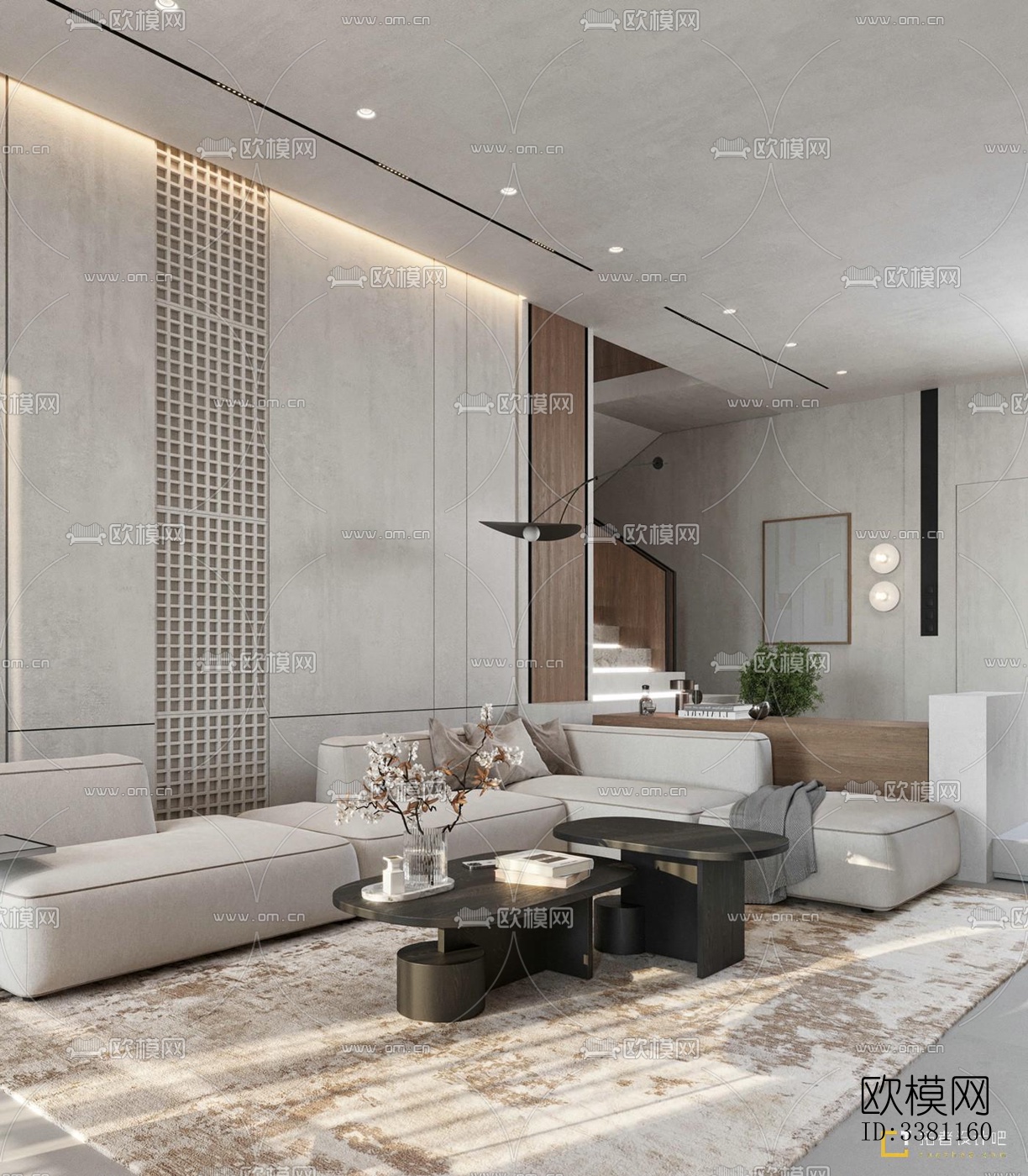 现代别墅效果图下载（渲染图4）