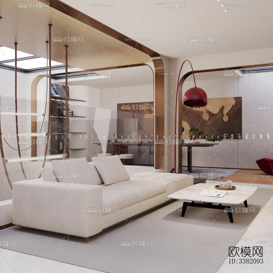 现代别墅效果图下载（渲染图1）