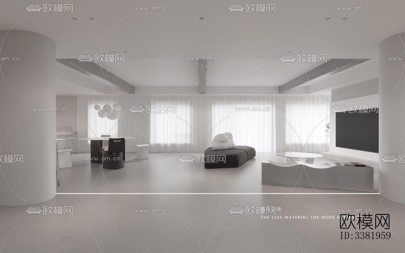 现代别墅效果图下载（渲染图7）