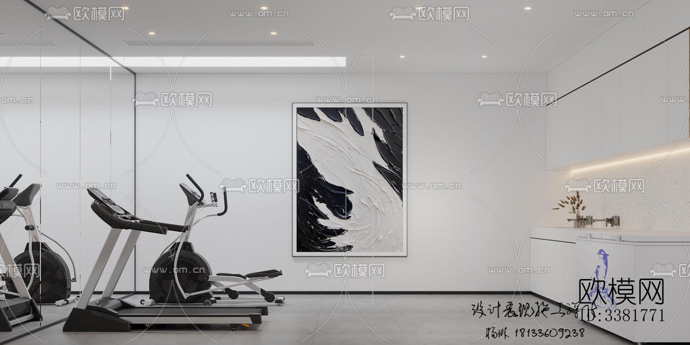 现代别墅效果图下载（渲染图10）