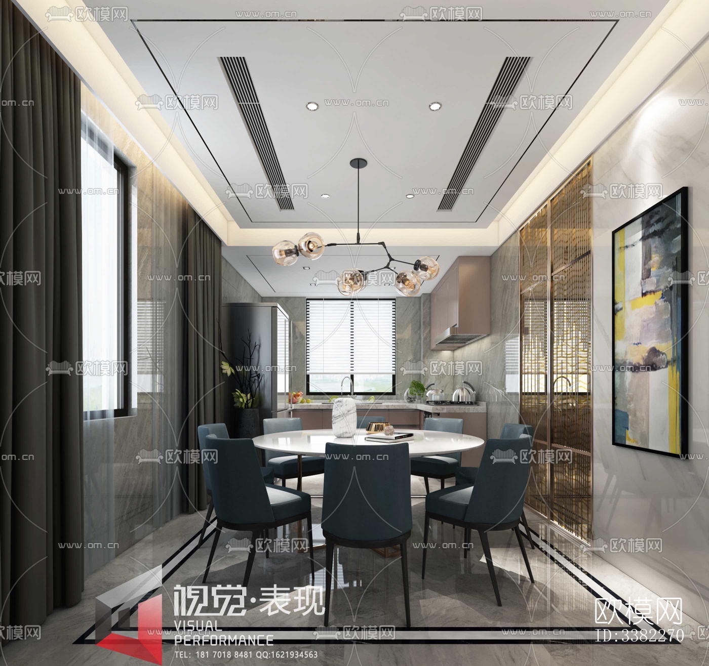 现代别墅效果图下载（渲染图5）