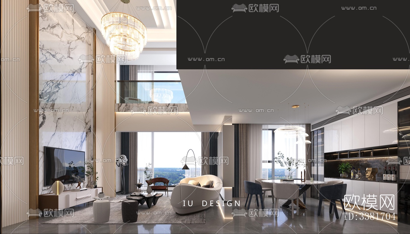 现代别墅效果图下载（渲染图2）