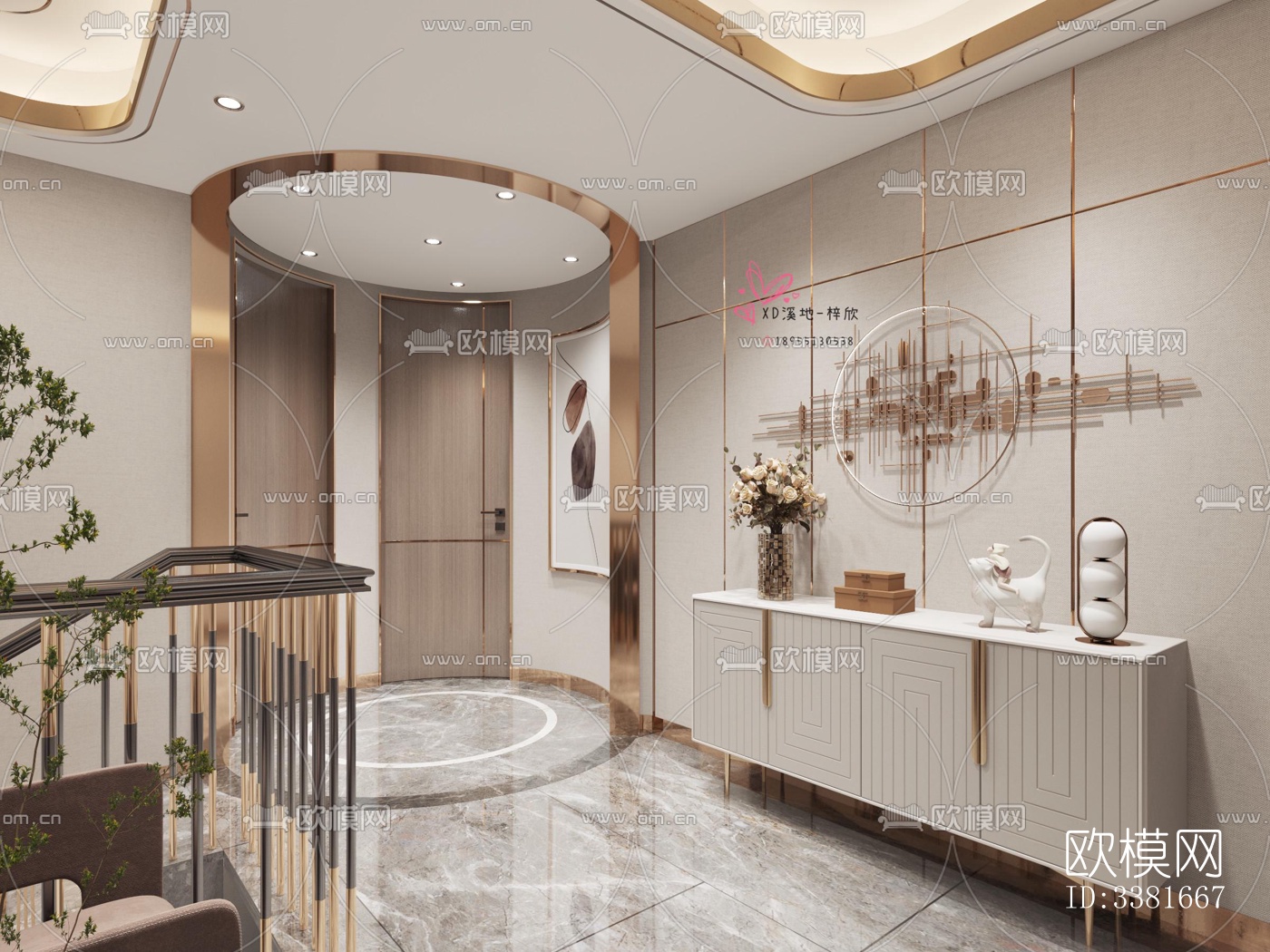 现代别墅效果图下载（渲染图7）