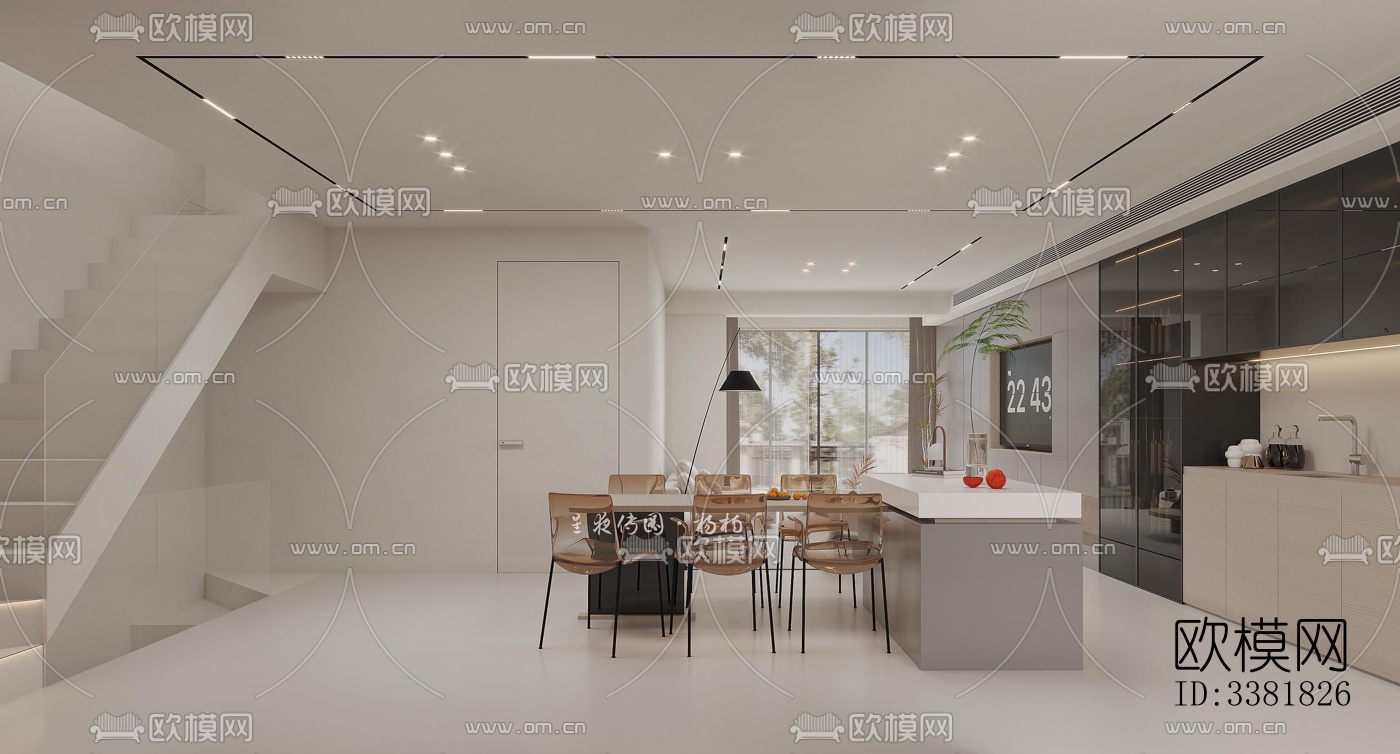 现代别墅效果图下载（渲染图5）