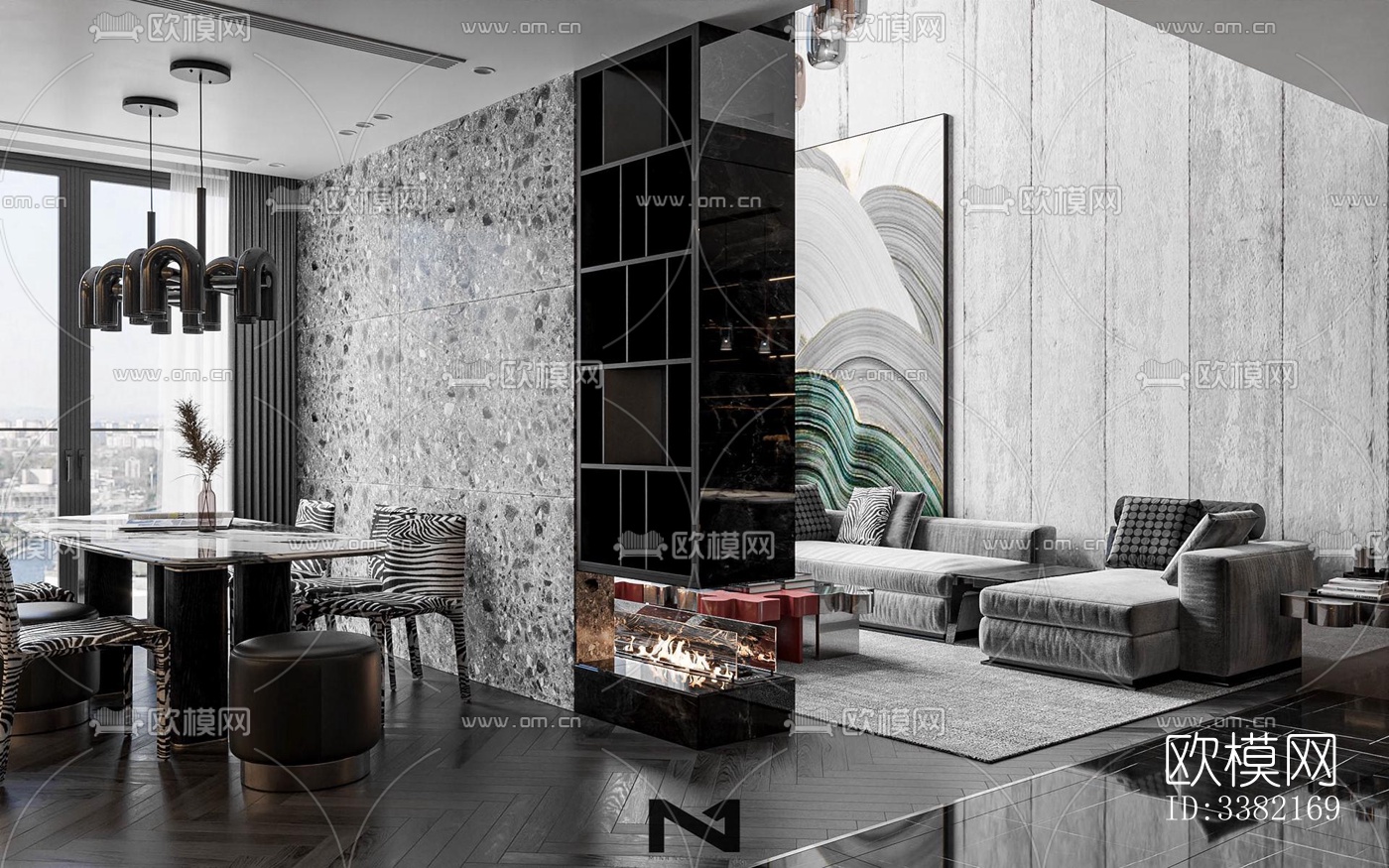 现代别墅效果图下载（渲染图6）