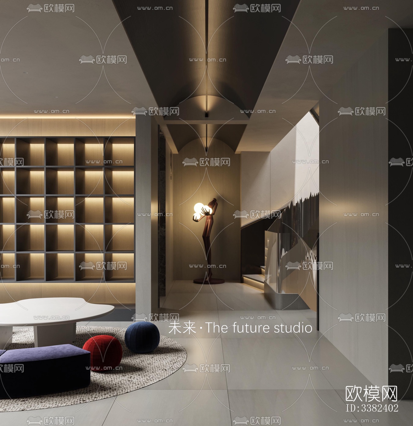 现代别墅效果图下载（渲染图13）