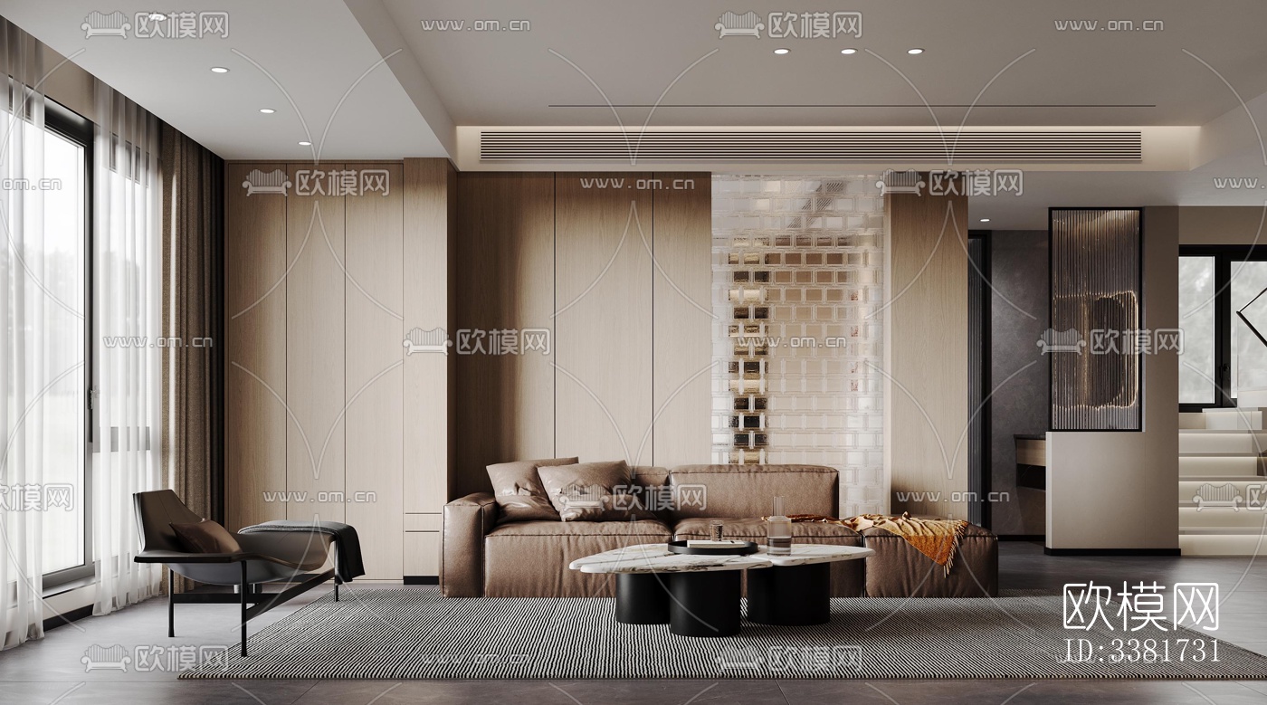 现代别墅效果图下载（渲染图1）