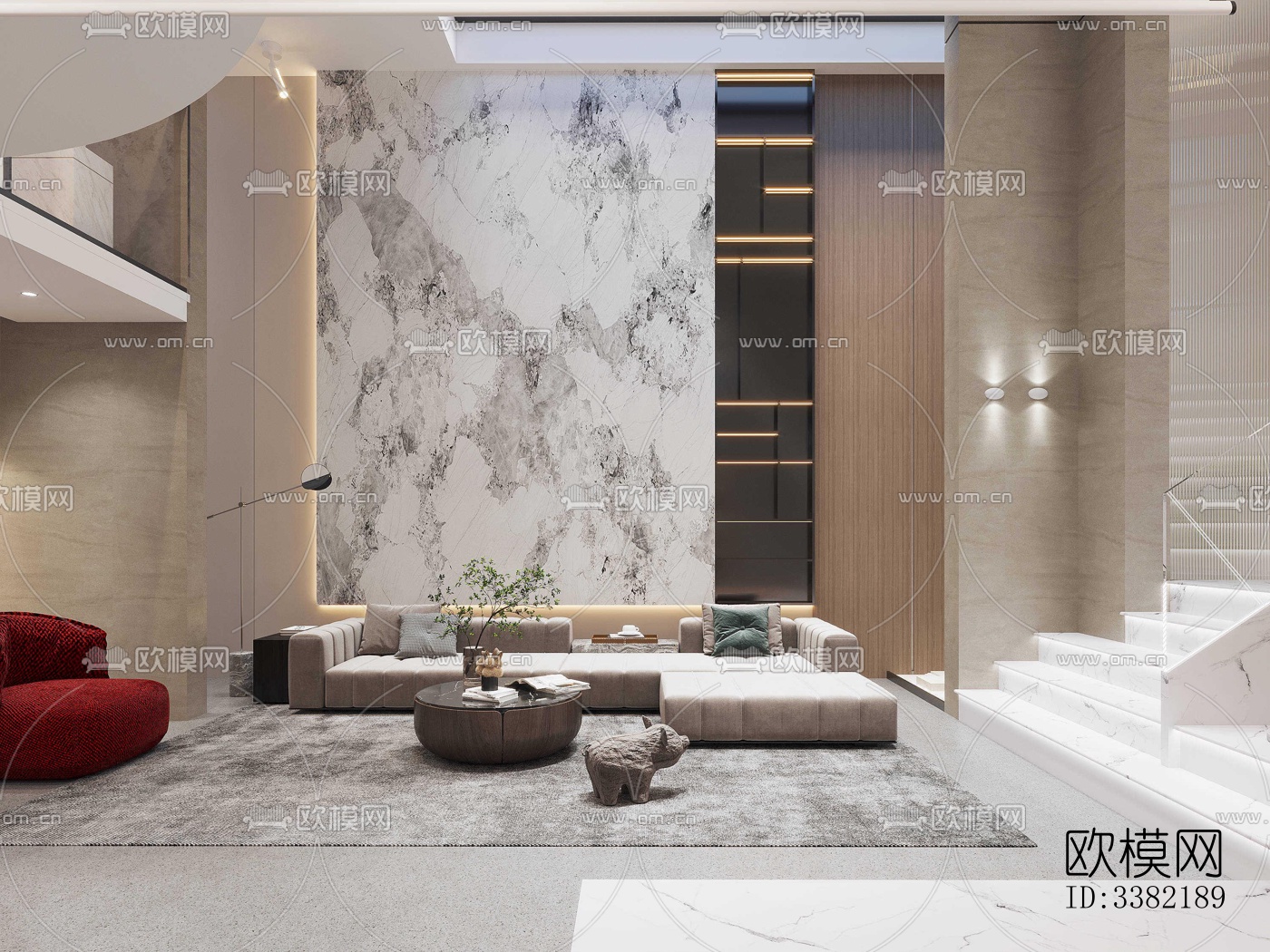 现代别墅效果图下载（渲染图5）