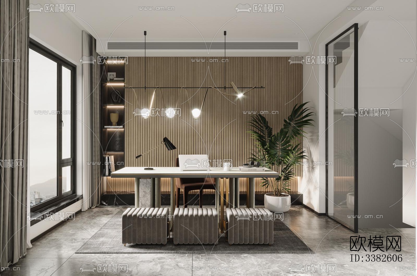 现代别墅效果图下载（渲染图13）