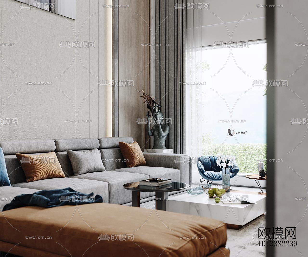 现代别墅效果图下载（渲染图15）