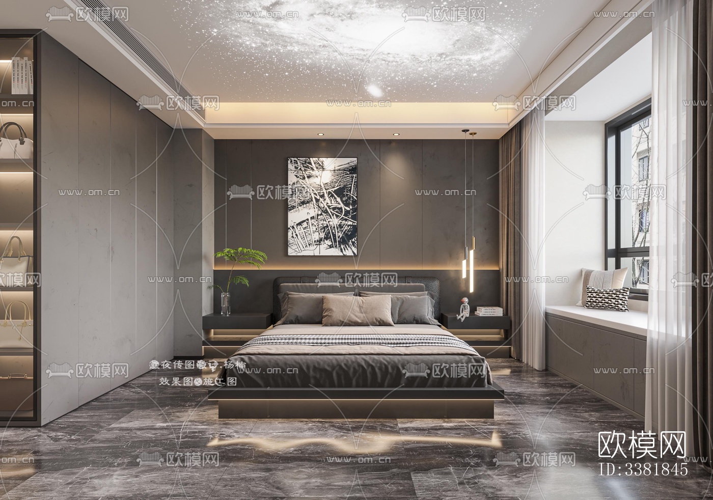 现代别墅效果图下载（渲染图16）