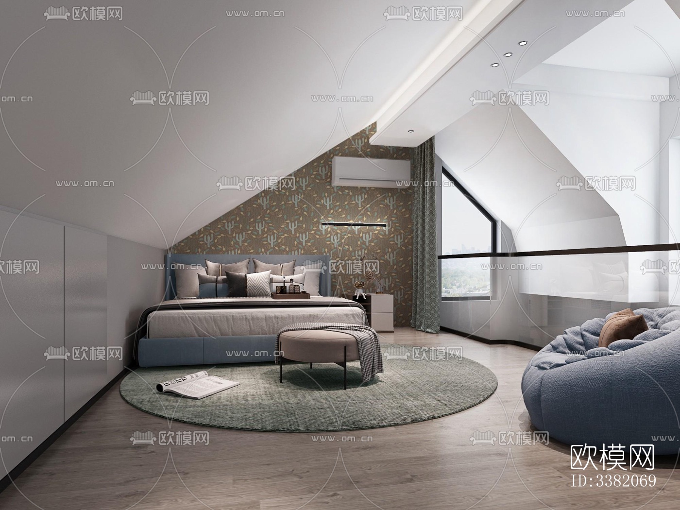 现代别墅效果图下载（渲染图7）