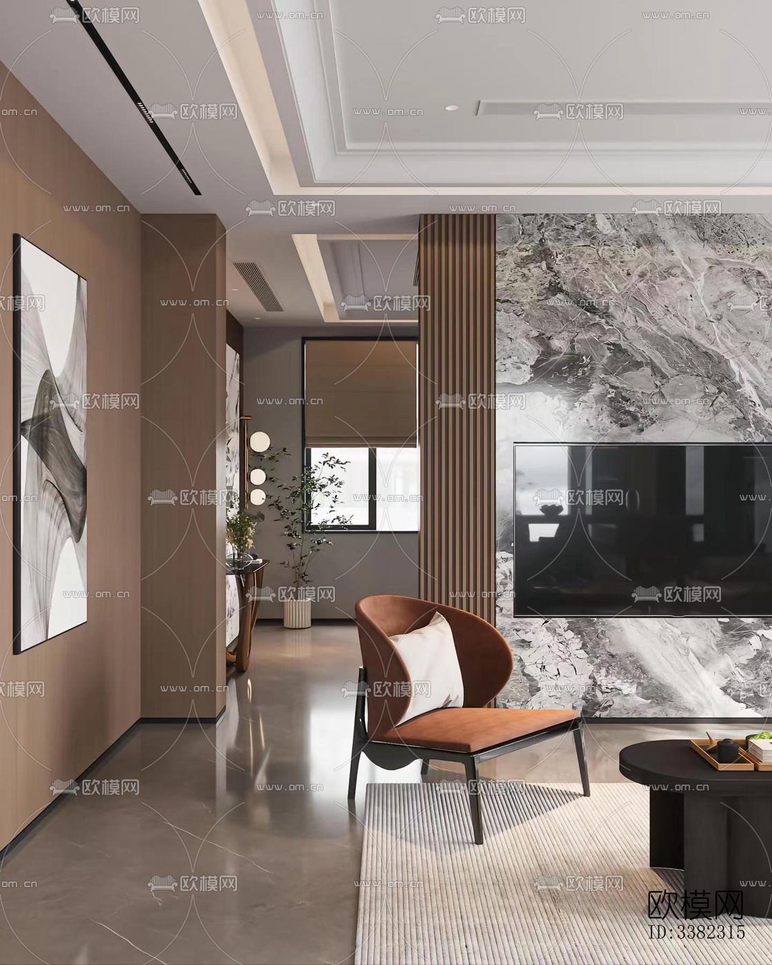 现代别墅效果图下载（渲染图16）