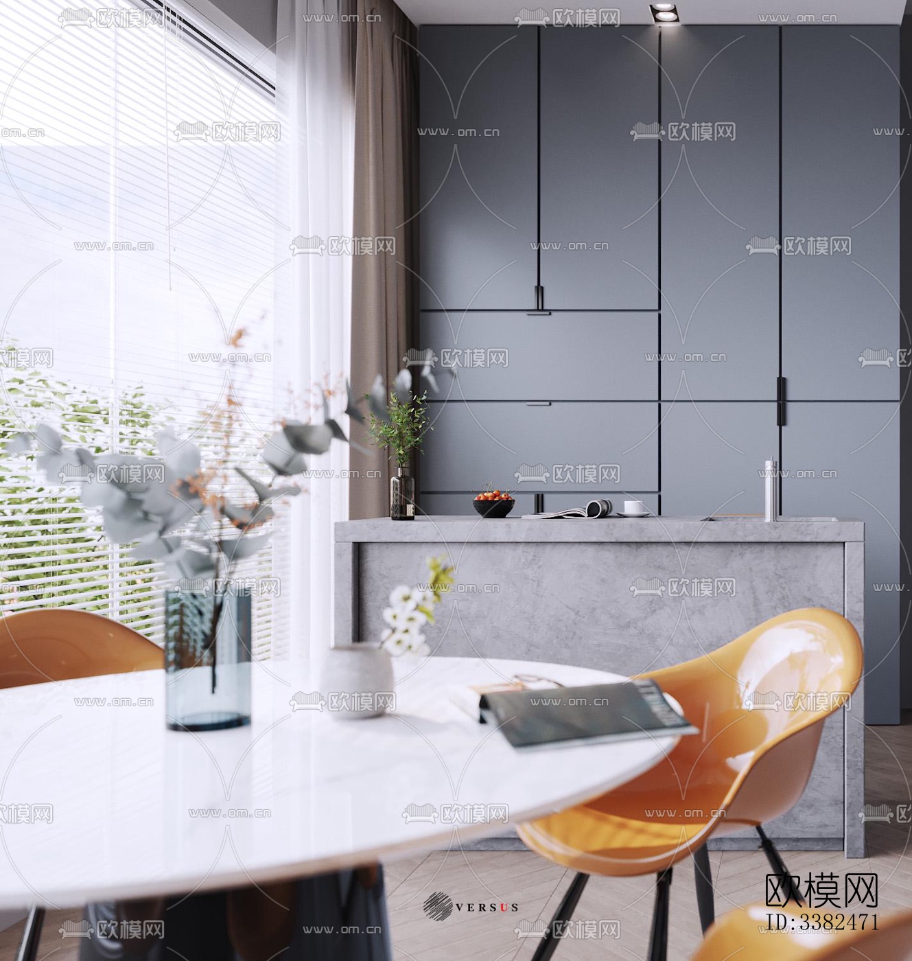 现代别墅效果图下载（渲染图3）