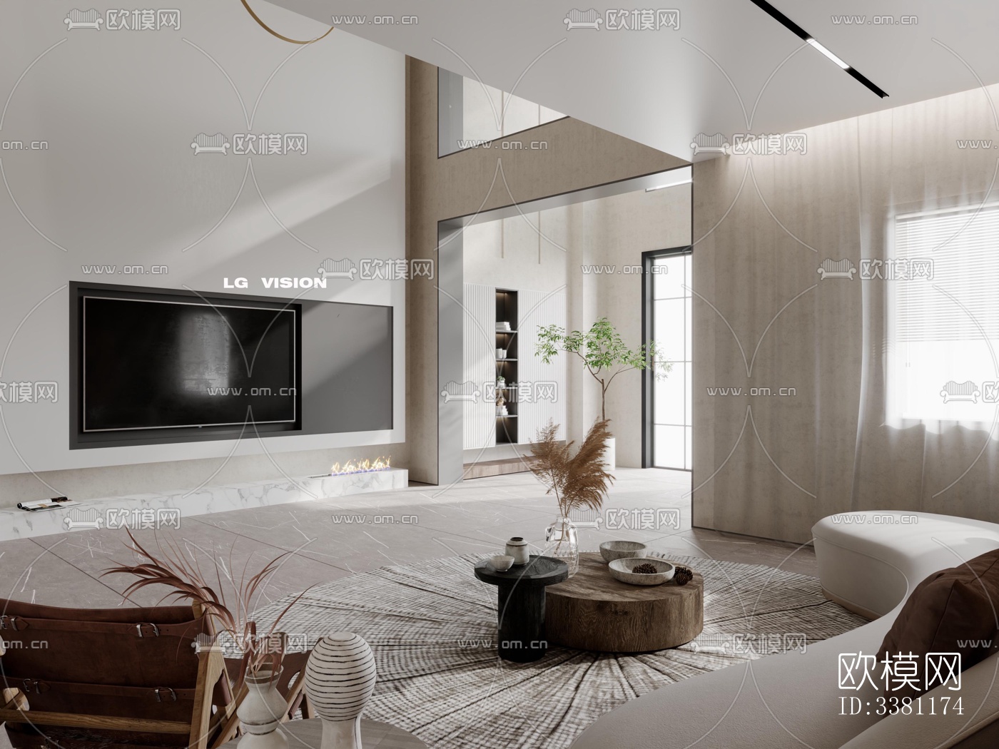 现代别墅效果图下载（渲染图3）