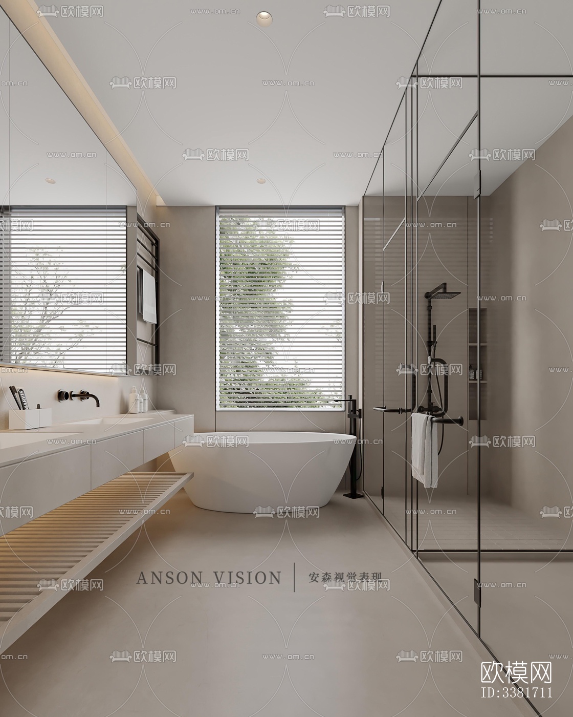 现代别墅效果图下载（渲染图9）