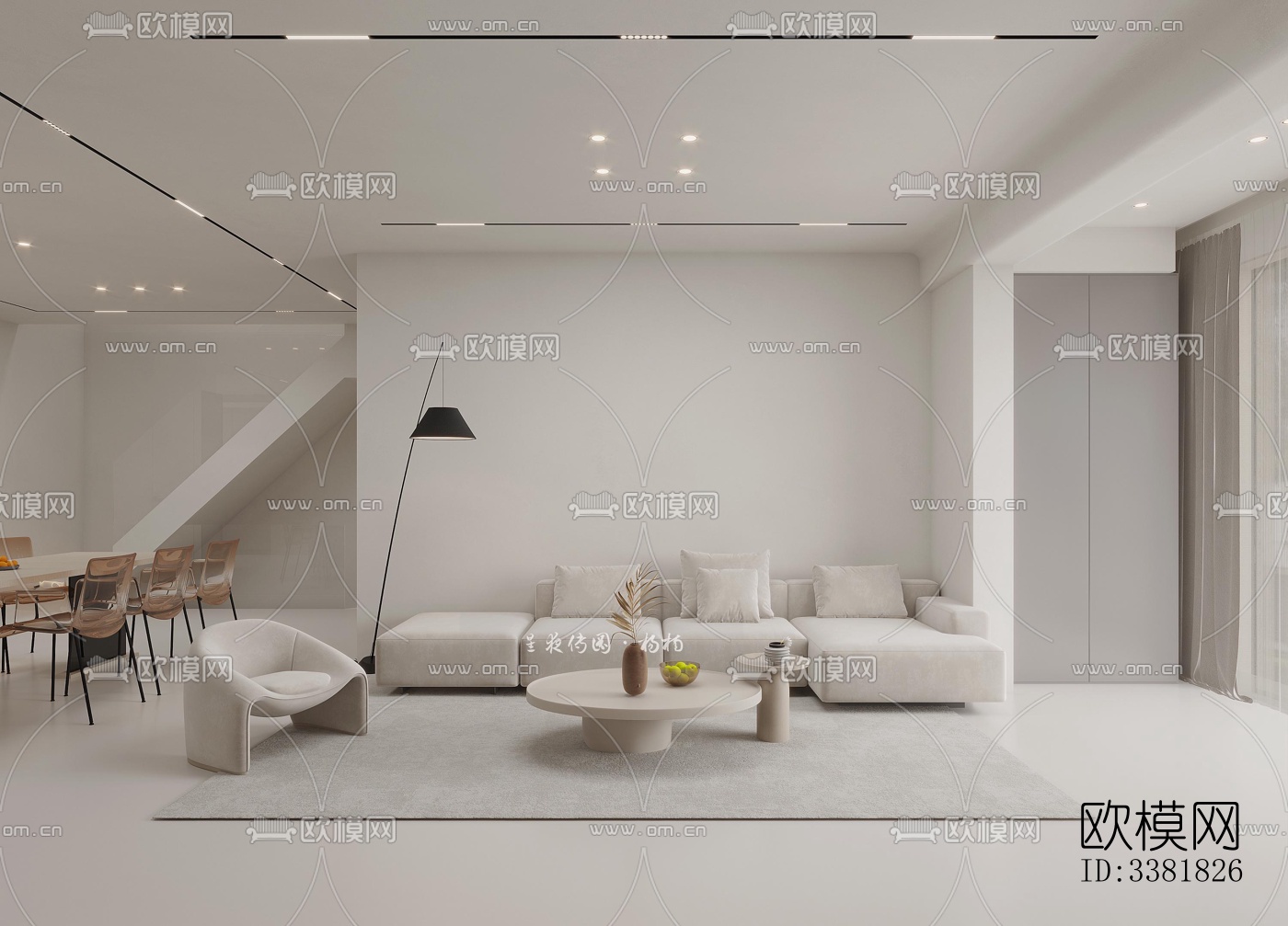 现代别墅效果图下载（渲染图4）